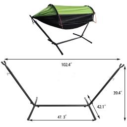 Outdoor Jardim Hammocks Acessórios com Suporte Stand Tube, Apenas Steel Frame Set Only, Camping Equipment - Image 5