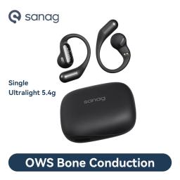 Sanag g6s aberto orelha bluetooth fone de ouvido gancho ows sem fio alta fidelidade som tws esporte correndo fones para o esporte - Image 1