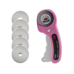 Cortador rotativo artesanato de couro 45mm ferramenta de corte de couro tecido artesanal de couro lâmina circular faca diy patchwork costura quilting - Image 1