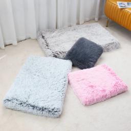 Soft Plush Pet Bed Mat, Almofada calmante removível, Grande limpeza, filhotes de cachorro, cão e gato suprimentos - Image 5