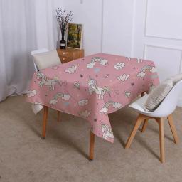 toalha de mesa e acessórios decoracao cozinha Desenhos animados dinossauro padrão toalha de mesa impermeável crianças decoração de mesa toalha de mesa mesa de café em casa mantelas - Image 4