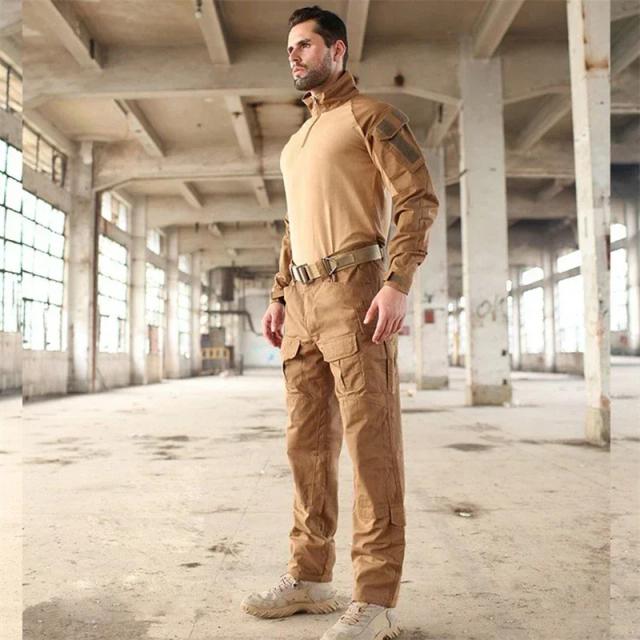 Uniforme Tático Militar de Caça e Caminhada - Conjunto Camisa e Calça Ripstop