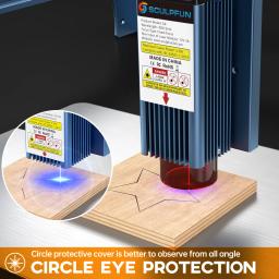 Sculpfun s9 módulo gravador a laser 90w co2 cabeça laser para cortador a laser máquina de gravura madeira acrílico corte metal gravura - Image 4