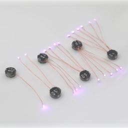 Wired Magnetron Control Lamp, LED Magnetron Light, Modelo w Bateria, DIY Car Brinquedos, Iluminação Making, Diorama Materiais, Robôs Gunda, 5cm - Image 1
