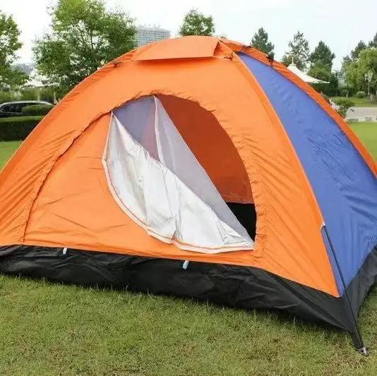 Tenda de Acampamento Ultraleve e Portátil para 3-4 Pessoas: À Prova d'água, Anti-UV e com Proteção Contra Mosquitos para Aventura ao Ar Livre