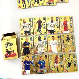 Top puro futebol estrela cartão, jogo de cartas, ouro, tcg, para crianças, presente de aniversário, brinquedos, para ventilador, para venda, coleção limitada, para venda, 2024 - Image 1