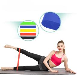Bandas elásticas de resistência TPE Fitness esporte Loop de borracha Treinamento de força Cinto expansor de treino Yoga casa, equipamento de ginástica - Image 3