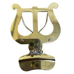 Metal trompete sino titular, clip de trombone profissional, peças douradas, março música stand, trompete - Image 6