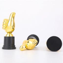 High Thumbs Up Troféu De Plástico, Incentivo De Futebol, Mini Troféus Vitória, Prêmio de Casa, Desktop Decor, 5 ", 1-6Pcs - Image 3