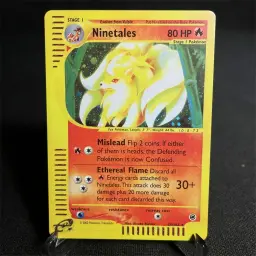 Pokemon Holographic Cards coleção, E-Card série, Mewtwo, Dragonite, Blastoise, Ninetales, Typhlosion, Charizard, Evolução - Image 4