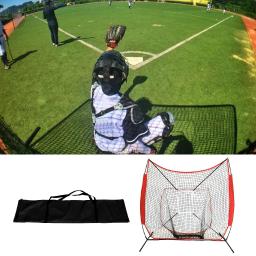 Auxílio portátil do treinamento do softball do basebol, greve, compacto, leve, pitching brocas, 7x7ft - Image 2