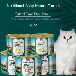 Alimentos enlatados para gato Comida úmida, Pet Snacks, Cat Treats, Nutritious Hydrating Fattening, Atum Shredded Beef Health, Suprimentos alimentares - Image 4