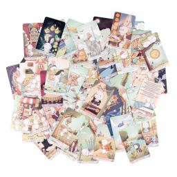 Jogo de cartas de tarô para menina adulta, novo, rider waite, coelho estrelado, koradji, decks - Image 6