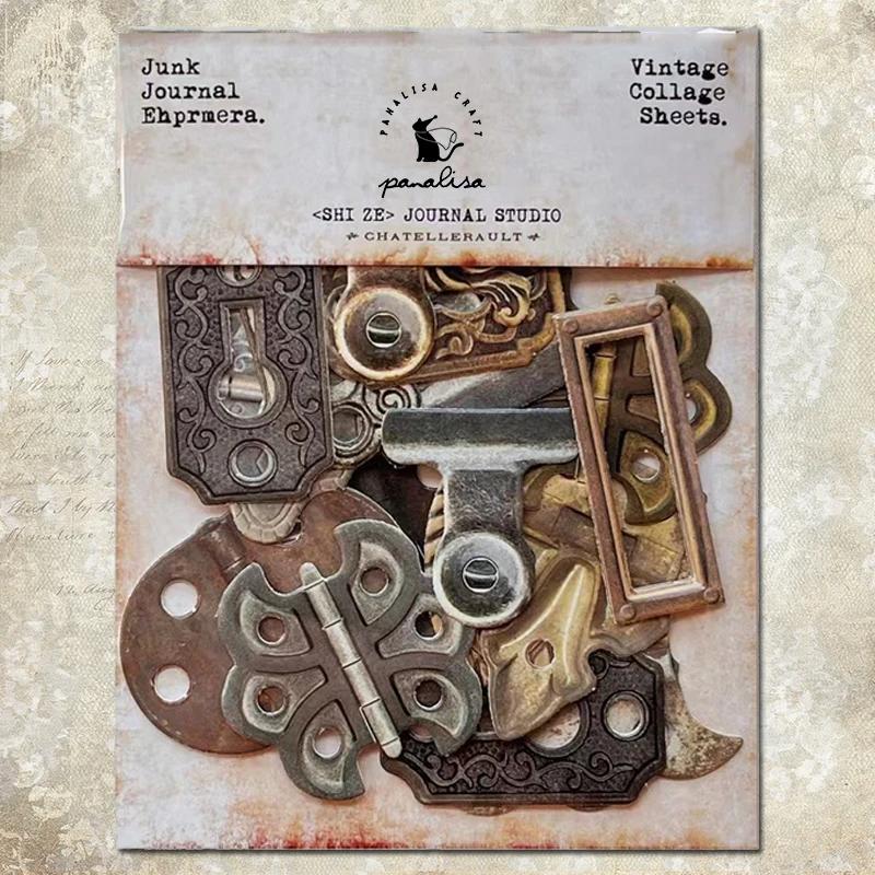 Panalisacraft 19 peças de papel grosso cardstock vintage cortar coleção kit scrapbooking planejador/cartão que faz/projeto de jornaling - Image 1