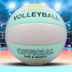 Bolas de voleibol de prática antiderrapante para treinamento externo e interno, esportes de equipe resistentes ao desgaste, tamanho 5 - Image 5
