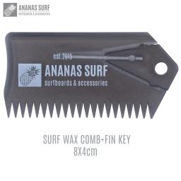 Ananas cera de surf pente prancha sup cera remover pente com fin chave para esportes aquáticos surf - Image 1