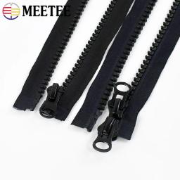 Zíperes de resina duplos deslizantes, fecho longo aberto para jaqueta e barraca de costura, kit de reparo de vestuário, acessórios DIY, 8 #, 60-500cm - Image 6