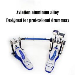 Profissional Double Drum Pedal Pad, instrumentos de percussão, Drum Prática, bateria contrabaixo, liga de alumínio, acessórios - Image 1