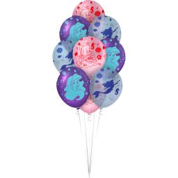10 Bexigas Balão Festa Pequena Sereia Ariel 12 Polegadas Premium - Image 1