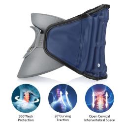 Pescoço Tração Dispositivo Inflável para Vértebra Cervical, Maca Suporte, Corretor de Postura, Colar Cervical, Stretch Care - Image 3