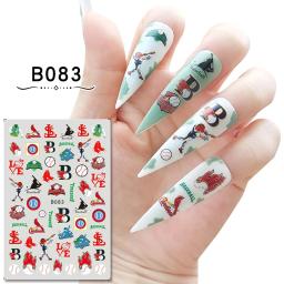 1 pçs estilo esportivo decoração da arte do prego adesivos rugby basquete futebol gamedecalques slider envolve manicure decoração fornecimento - Image 4