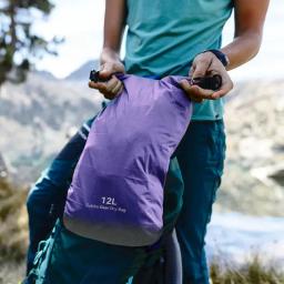Saco seco impermeável para caiaque, natação, trekking, canoagem, ginásio flutuante sacos, acessórios de praia, rafting saco, 3L, 5L, 12L, 20L, 35L, 1pc - Image 3