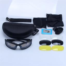 X7 militar à prova de bala exército polarizado óculos de sol tiro airsoft tático óculos de proteção - Image 3
