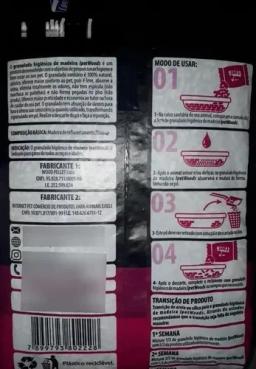 Granulado de Madeira Higiênico para Gatos, 10kg x 2, Lixo Sanitário para Gato com Acessórios para Alimentos de Hamster e Coelho - Image 5