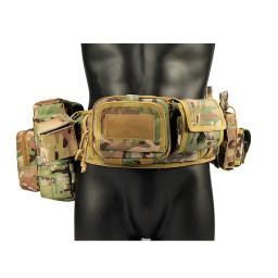 Yakeda-Multifuncional Outdoor Tactical Cinto, CS Caça Paintball Belt, Cinto de Combate, 5Pcs Set - Image 3