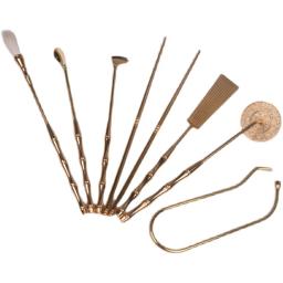Pure Copper Incenso Seal Set, DIY Incenso Seal Tool, Colher Shovel Ash, Press Hit, Ar Fumado Fogo, Isolamento Suprimentos, 7 pcs - Image 5