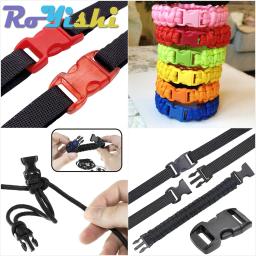 30 unidades/pacote 10mm fivela de liberação lateral pára-quedas curvo 550 paracord pulseira clipe coleira de gato cinta webbing mochila diy accessori - Image 6