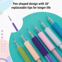 6/1pc faca caneta artesanato ferramentas de corte de precisão cortador de papel canetas ferramenta de corte de segurança para escritório e casa diy desenho aparar - Image 2