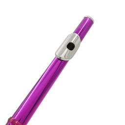 Slade flauta de tom c com 16 buracos, chave e, rosa vermelha, instrumento profissional de sopro, chave fechada, tubo de cuproníquel, kit para iniciantes - Image 4