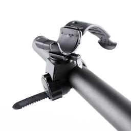 Bicicleta guidão luz suporte, lanterna lâmpada titular, Quick Release tocha, montar acessórios, rotação de 360 graus - Image 5