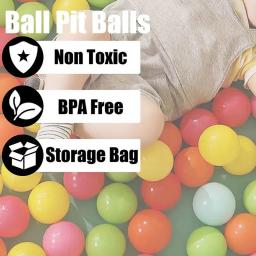 Bolas oceano em várias cores, tenda infantil, esportes ao ar livre, brinquedos para crianças, DIY Birthday Party Decorações - Image 5