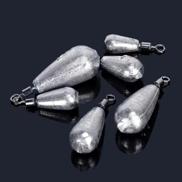 Chumbada de Pesca Gota d'Água 10 Peças - Precisão e Desempenho