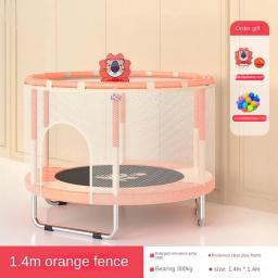 Conjunto de trampolim de ginástica multitamanho para crianças, cama de salto com rede de segurança, presentes de aniversário - Image 6