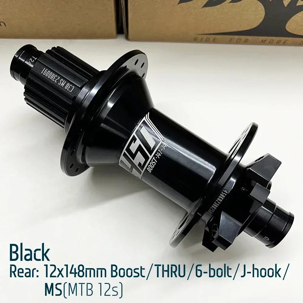 Koozer 450 boost ms cubo traseiro mtb 32h 28h cubos de bicicleta cr-mo eixo de aço 5x141mm 10x141 qr 12x148 através micro spline 12s peças de bicicleta - Image 1
