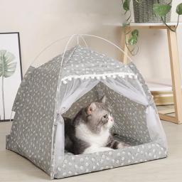 Cama Tenda Aconchegante para Animais de Estimação, Camas Calmantes Confortáveis para Cães e Gatos Pequenos, Casa para Chihuahua, Rede, Acessórios para Animais - Image 2