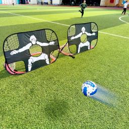 Objetivo de nylon dobrável do futebol para o treinamento interno e exterior, rede do alvo, futebol, parque infantil, quintal, adultos - Image 1