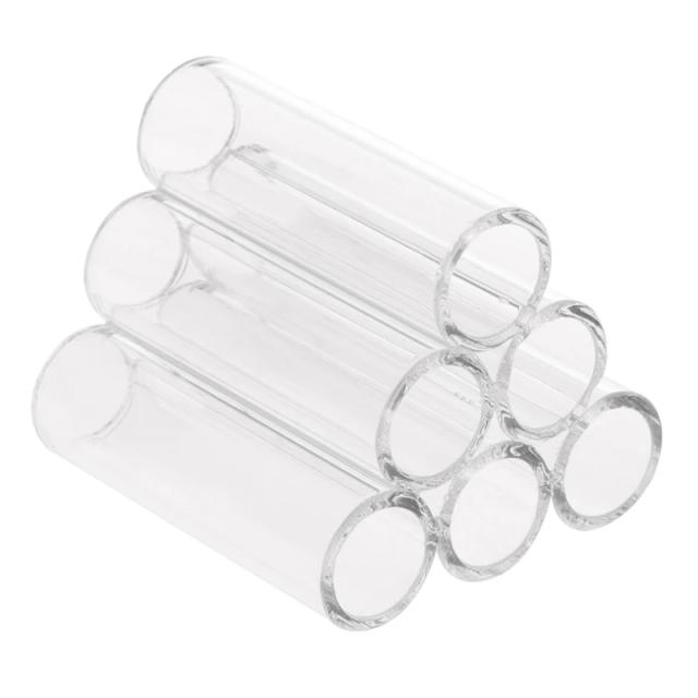 Mini Tubos de Acrílico para Decoração de Tanque e Abrigo de Camarões, Ideal para Reprodução e Refúgio de Peixes e Betta, Disponível em Conjuntos de 3 ou 6 Tubos