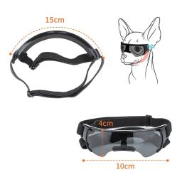 Óculos de proteção para cães pequenos com proteção UV, Doggy Sunglasses, Windproof Sun Soft Frame Pet Glasses, Outdoor Riding and Driving Glasses - Image 6