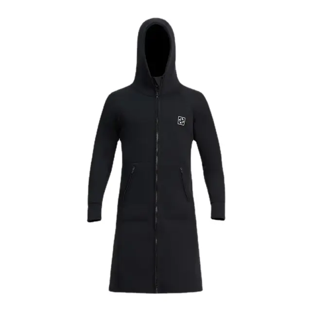 Jaqueta Térmica de Neoprene Longa com Capuz para Natação, Mergulho e Surf - Proteção Anti-Ultravioleta 3mm