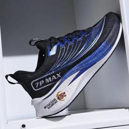 Tênis anti-derrapante respirável masculino, tênis de corrida leve, palmeira cheia de carbono, tênis clássico para treinamento profissional de maratona - Image 2