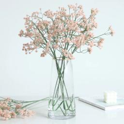 Flores artificiais mosquitinho, arranjo branco, rosa e azul, acessórios para flores falsas, festa de casamento, decoração para escritório e casa, barato - Image 3