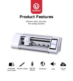 Unipro Máquina De Corte De Filme Inteligente, Multifuncional, Flexível Cortador De Filme De Hidrogel, Cortes Ilimitados, Privacidade, CA-377 - Image 2
