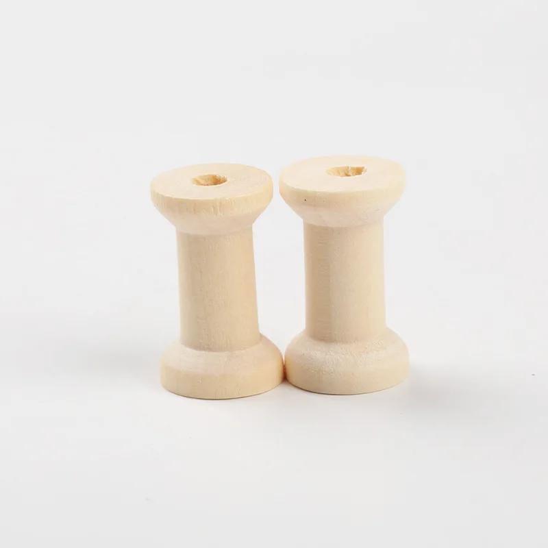 Bobinas De Madeira Natural, Carretéis De Linha Vazios, Fitas De Fio, Fio Carretel Spool, Costurar Acessórios, Ferramentas, Preço de atacado, 200 Pcs, 100 Pcs, 40 Pcs, 20Pcs - Image 1