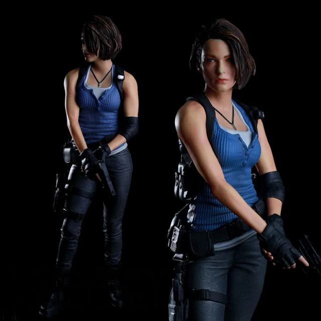 Action Figure de Jill Valentine 1:6 - Guerreira Fêmea Clássica para Colecionadores e Presentes de Animes