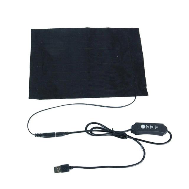 Almofada Elétrica Aquecedora para Pets - Tapete USB Quente 24x17cm Ideal para o Inverno