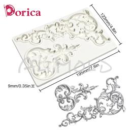 Molde Retro Relief Silicone para Chocolate Fondant, Molde De Argila De Resina, Ferramentas De Decoração Do Bolo Modelo DIY, Cozinha Bakeware - Image 2